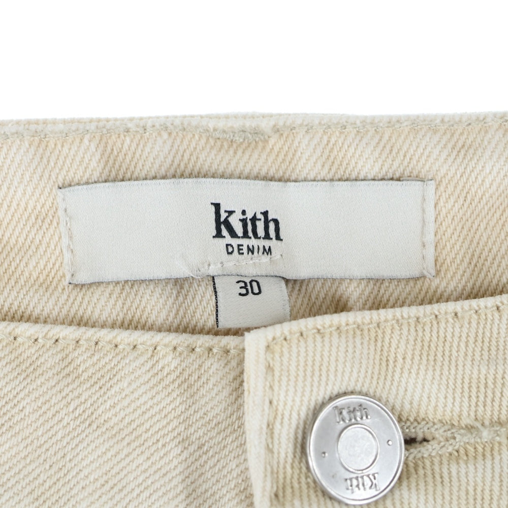 KITH(キス) Stafford Denim Jean スタッフォード デニム ジーンズ ストレートパンツ ベージュ KHM060266