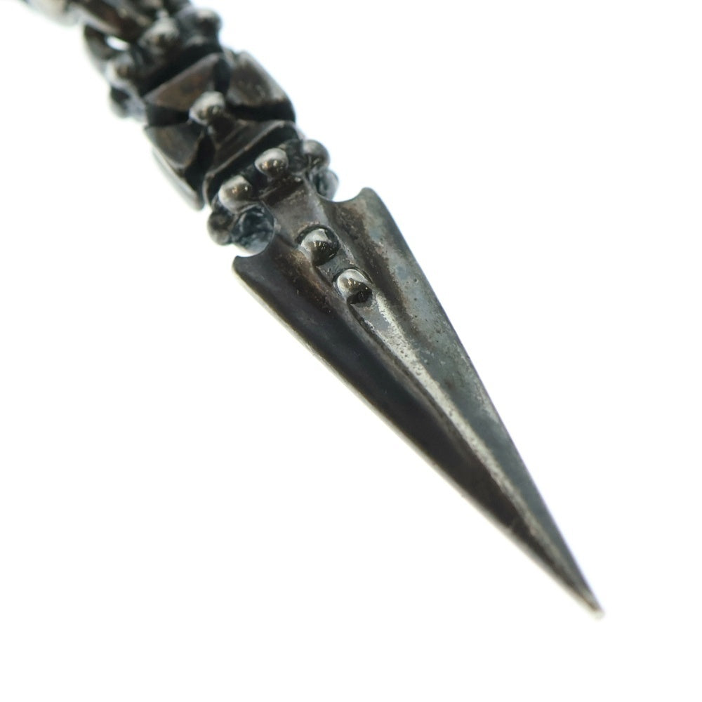 Travis Walker(トラヴィスワーカー) スカル クロス ダガーモチーフ ウォレットハンガー シルバー