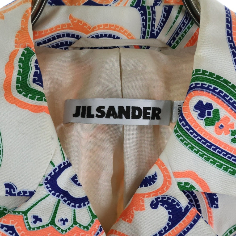 JIL SANDER(ジルサンダー) Le Chatelier Paisley Print Blazer ル シャトリエ ペイズリープリントブレザー 4B レディース総柄クロップドブレザー 20121W02376 マルチ