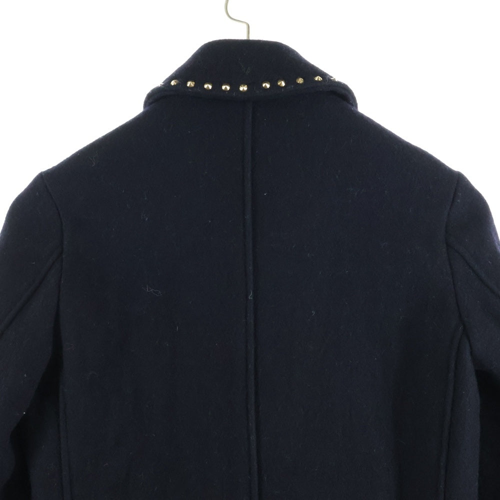 SCHOTT(ショット) U.S.740N PEA JACKET ピージャケット レディーススタッズ装飾ジャケット ブラック