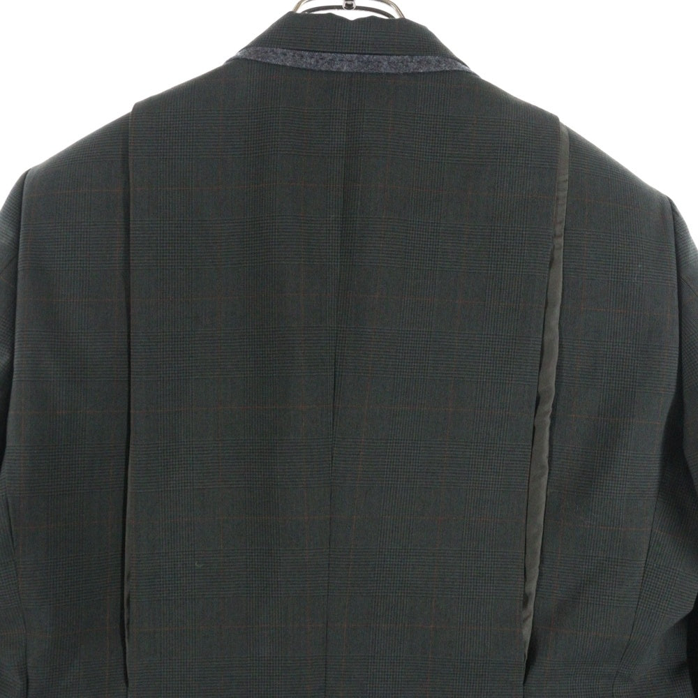 Sacai(サカイ) 25AW グレンチェックテーラードジャケット 25-03802M カーキ 3 ITJI6DPLVS54