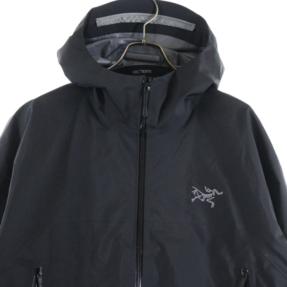ARC'TERYX(アークテリクス) Beta Jacket ベータジャケット ロゴ刺繍ジップアップナイロンシェルジャケット X000010513 ブラック
