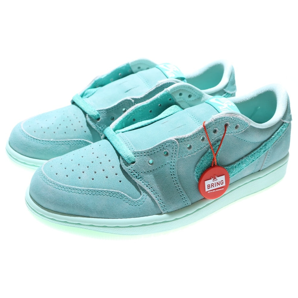 NIKE(ナイキ) WMNS AIR JORDAN1 WASHED TEAL ウィメンズ エアジョーダン ウォッシュドティール レディースローカットスニーカー US8.5/25.5cm HQ8111‐300 ブルー