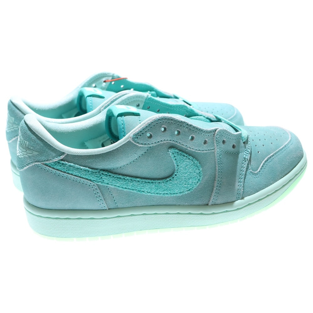 NIKE(ナイキ) WMNS AIR JORDAN1 WASHED TEAL ウィメンズ エアジョーダン ウォッシュドティール レディースローカットスニーカー US8.5/25.5cm HQ8111‐300 ブルー