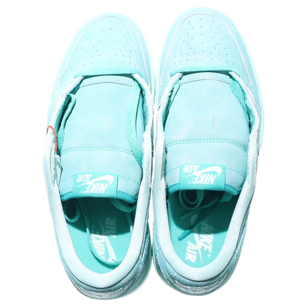 NIKE(ナイキ) WMNS AIR JORDAN1 WASHED TEAL ウィメンズ エアジョーダン ウォッシュドティール レディースローカットスニーカー US8.5/25.5cm HQ8111‐300 ブルー