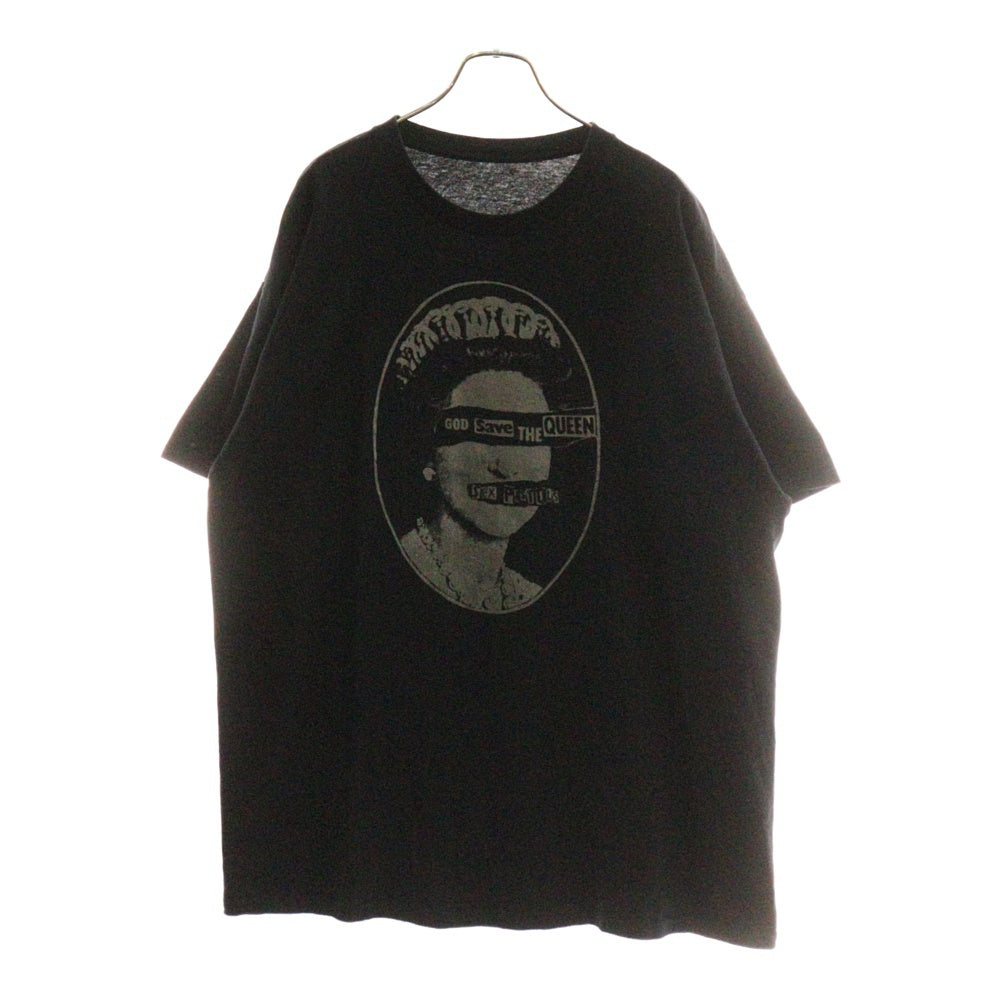 VINTAGE(ヴィンテージ) 90s~00s SEX PISTOLS GOD SAVE THE QUEEN セックスピストルズ フロントプリント Tシャツ 半袖カットソー ブラック
