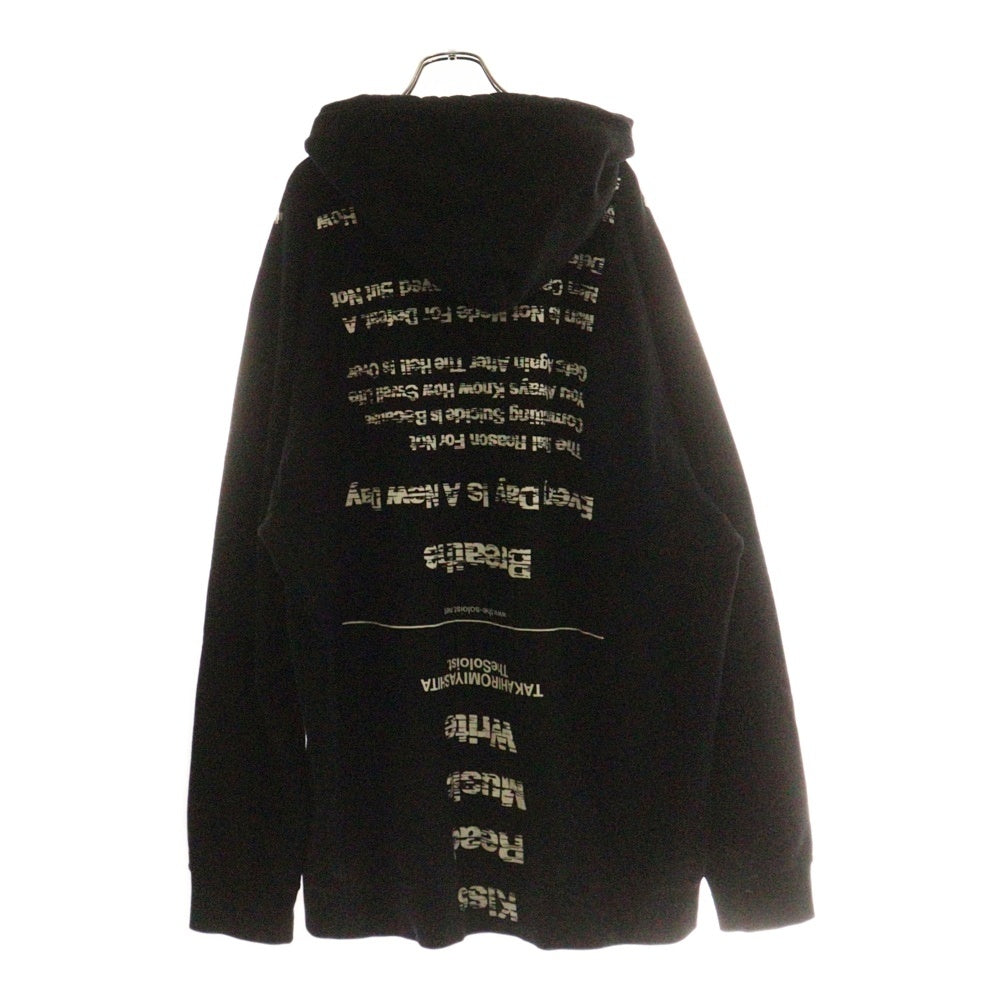 TAKAHIROMIYASHITA The SoloIst.(タカヒロミヤシタザソロイスト) 22SS Pause≒Play Oversized Hoodie ポーズプレイオーバーサイズドフーディー sc.0363SS22 ブラック