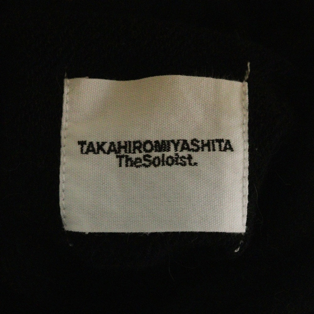 TAKAHIROMIYASHITA The SoloIst.(タカヒロミヤシタザソロイスト) 22SS Pause≒Play Oversized Hoodie ポーズプレイオーバーサイズドフーディー sc.0363SS22 ブラック