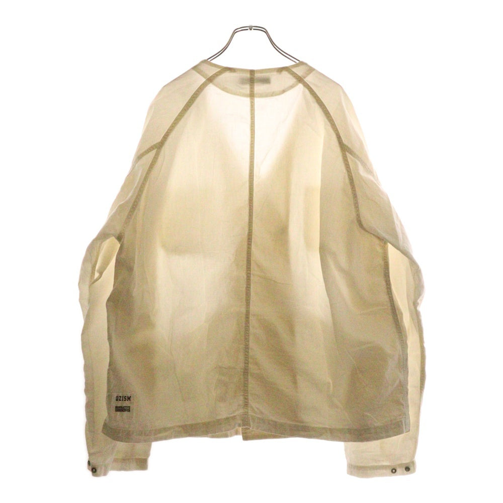 nonnative(ノンネイティブ) 24SS ×UNDERCOVER Monk Jacket Cotton Paper Viera Overdyed アンダーカバー モンクジャケットペーパービエラオーバーダイド 長袖シャツ UN-J0302