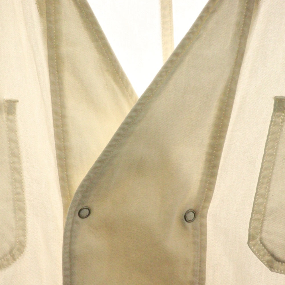 nonnative(ノンネイティブ) 24SS ×UNDERCOVER Monk Jacket Cotton Paper Viera Overdyed アンダーカバー モンクジャケットペーパービエラオーバーダイド 長袖シャツ UN-J0302