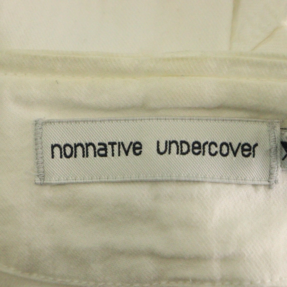 nonnative(ノンネイティブ) 24SS ×UNDERCOVER Monk Jacket Cotton Paper Viera Overdyed アンダーカバー モンクジャケットペーパービエラオーバーダイド 長袖シャツ UN-J0302