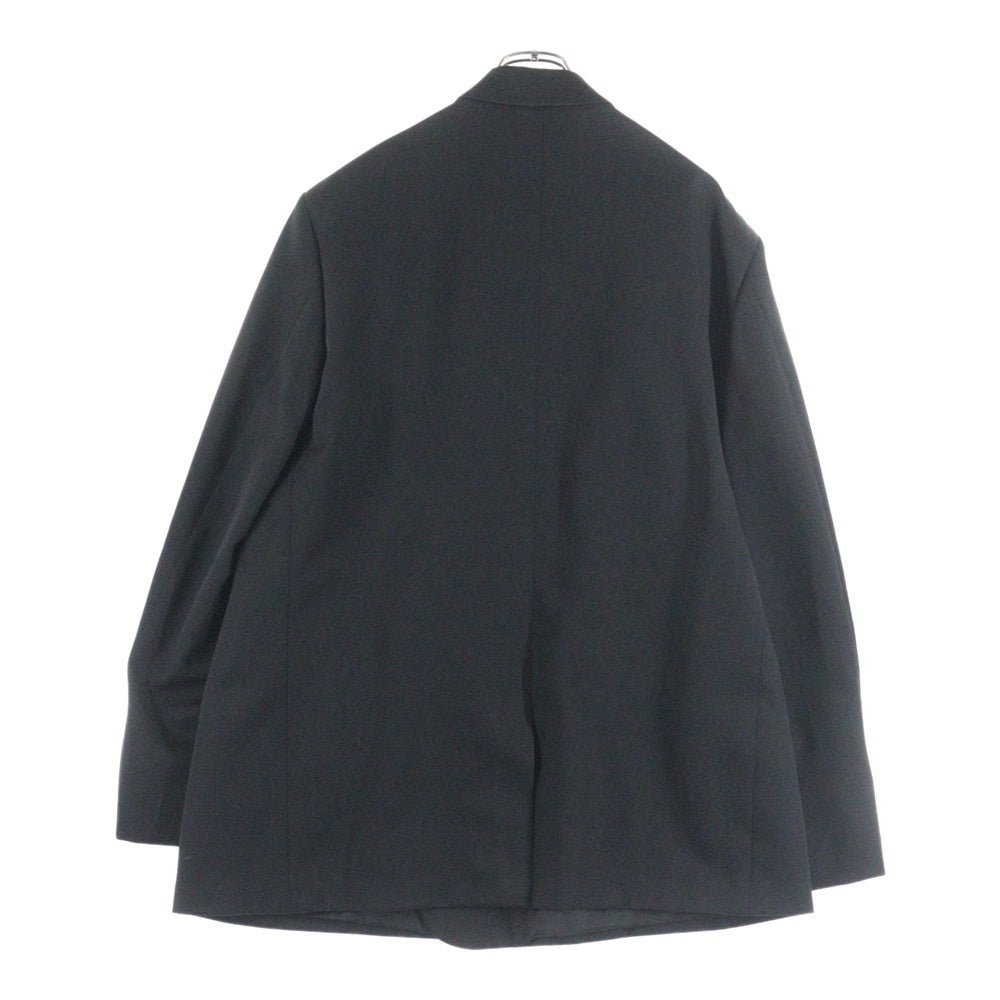 MARTINE ROSE(マーティンローズ) 23SS Oversized Wrap Jacket オーバーサイズドラップジャケット 2B変形ドレープテーラードジャケット CMRSS23-332 B ブラック