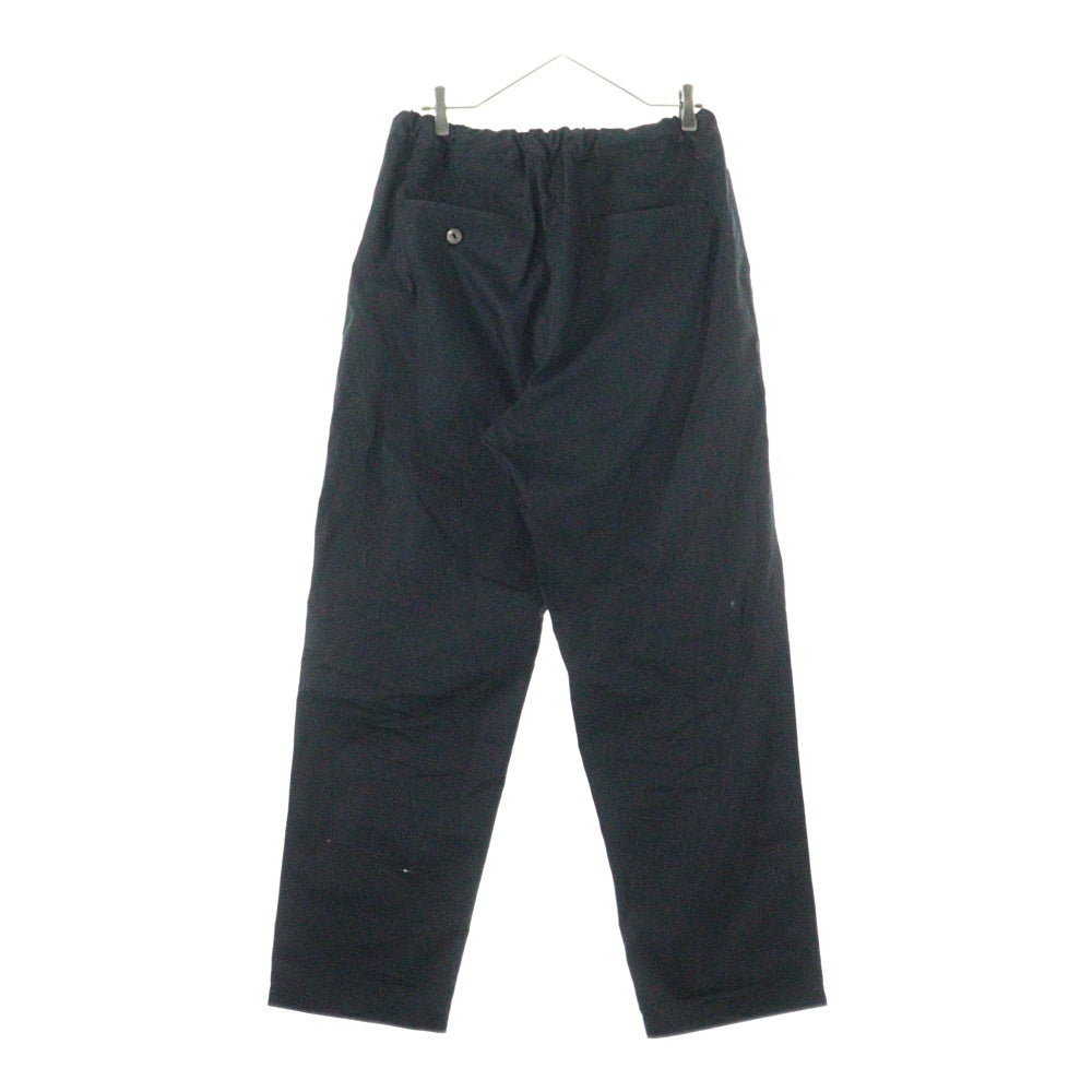TAKAHIROMIYASHITA The SoloIst.(タカヒロミヤシタザソロイスト) 25SS Easy Pants Type 01 イージーパンツタイプ01 ドローストリングコットンイージーパンツ sp.0004aSS25 ブラック