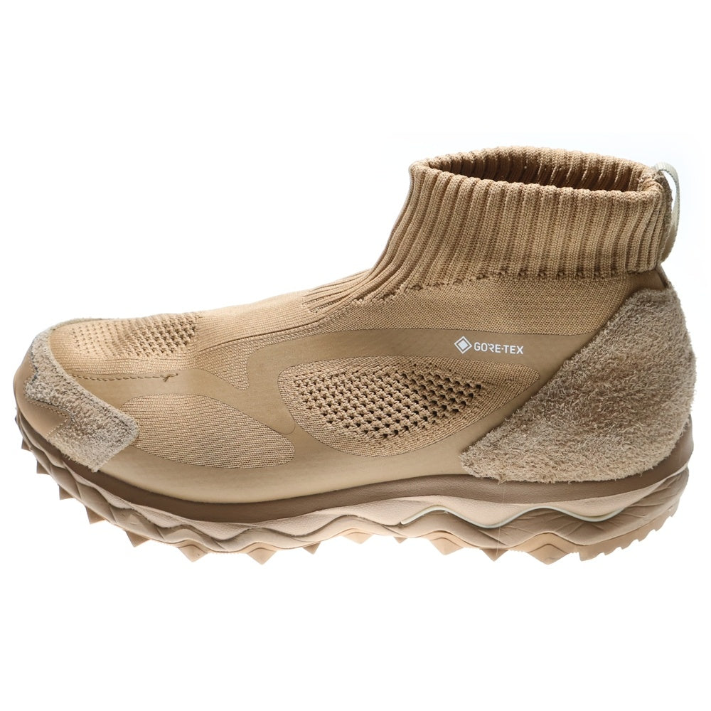 nonnative(ノンネイティブ) 24AW ×Mizuno Wave Mujin TL Mid GORE-TEX Cognac ウェーブムジンTLミッド ゴアテックス コニャック スエード切替ソックスニーカー US11/29cm D1GD245502
