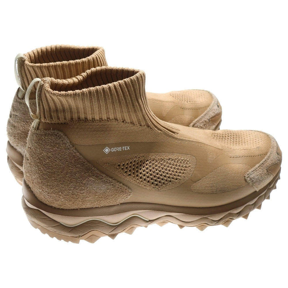 nonnative(ノンネイティブ) 24AW ×Mizuno Wave Mujin TL Mid GORE-TEX Cognac ウェーブムジンTLミッド ゴアテックス コニャック スエード切替ソックスニーカー US11/29cm D1GD245502