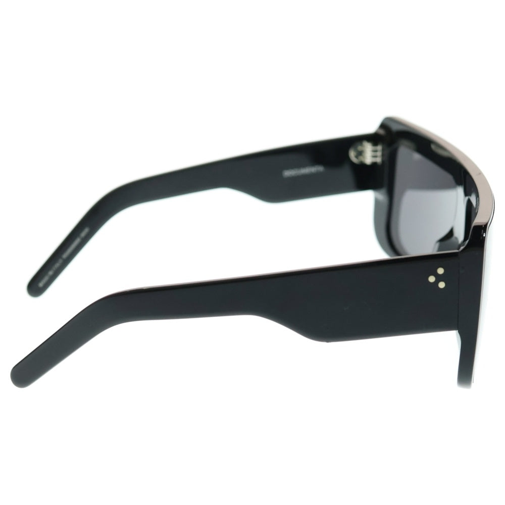 Rick Owens(リックオウエンス) 25SS DOCUMENTA SUNGLASSES ドクメンタ スクエアサングラス アイウェア ブラック RG0000002GBLKB