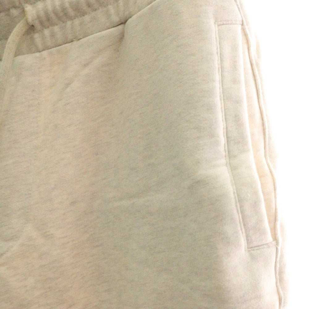 KITH(キス) ×NEW YORK YANKEES ニューヨークヤンキース ロゴ刺繍 スウェットパンツ ベージュ KH6520