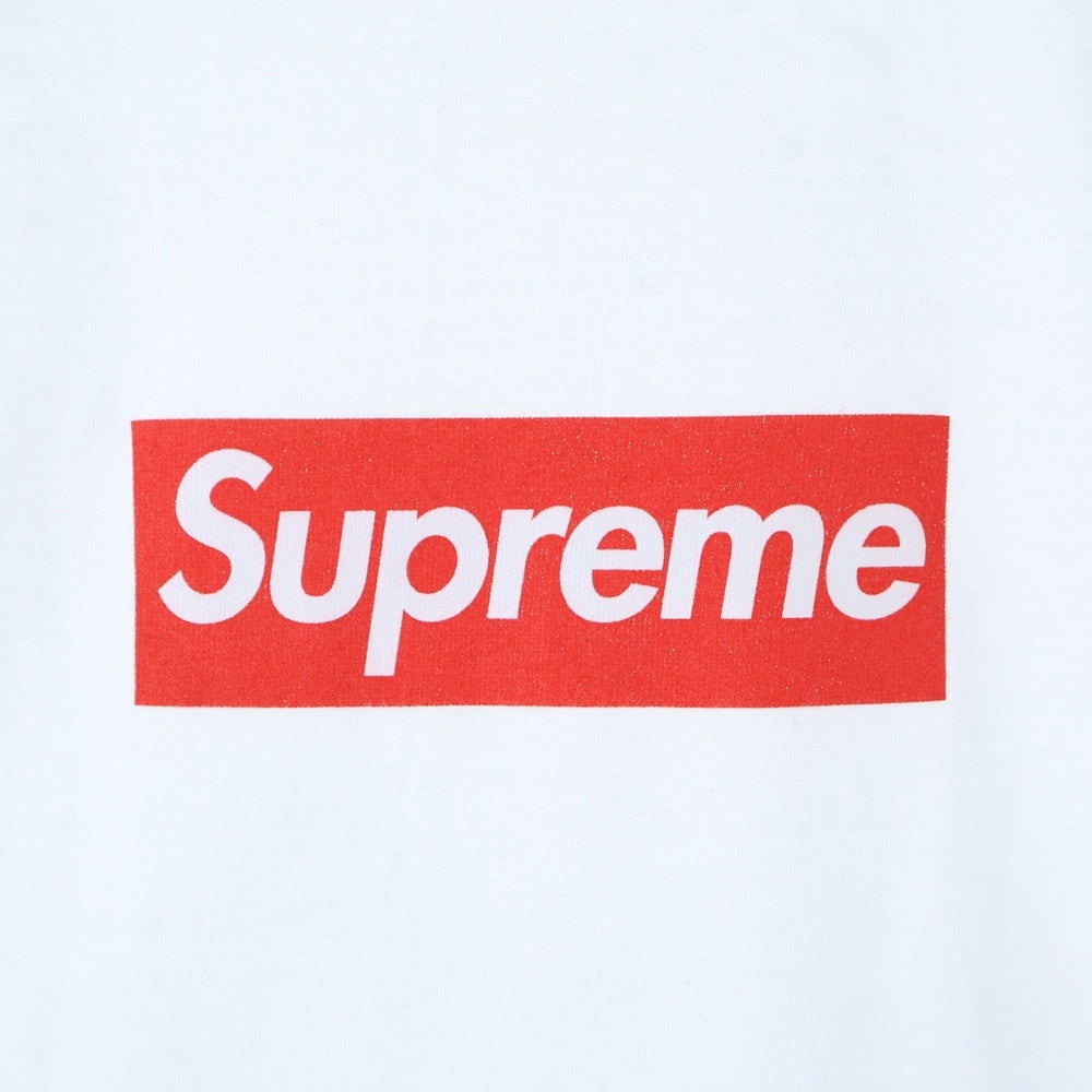 SUPREME(シュプリーム) Box Logo L/S Tee ボックス ロゴ クルーネック 長袖Tシャツ カットソー ホワイト