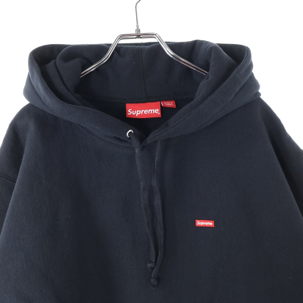 SUPREME(シュプリーム) Small Box Hooded Sweatshirtスモールボックスロゴ フーデッド スウェットトレーナー プルオーバーパーカー ブラック