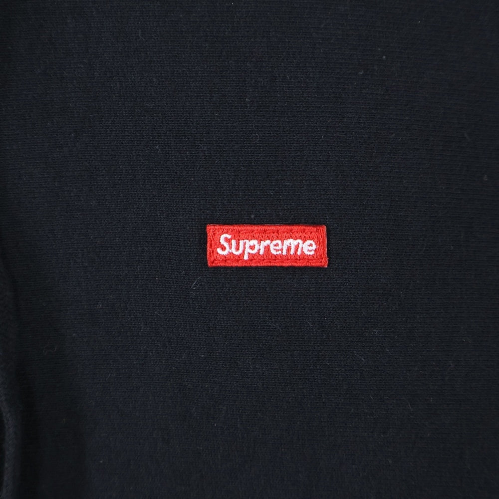 SUPREME(シュプリーム) Small Box Hooded Sweatshirtスモールボックスロゴ フーデッド スウェットトレーナー プルオーバーパーカー ブラック