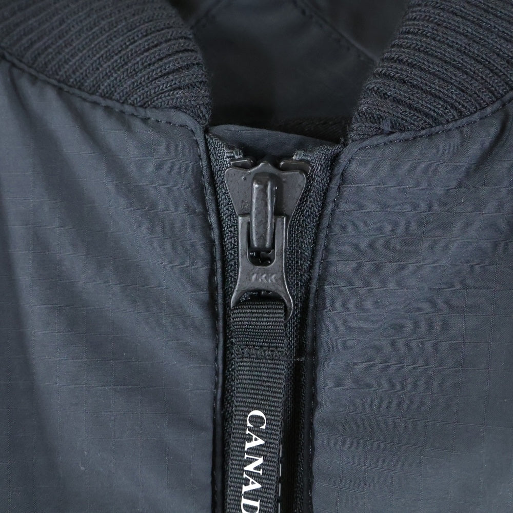 CANADA GOOSE(カナダグース) Poter Bomber Black Label Fusion Fit ポーターボンバーブラックラベルフュージョンフィット ジップアップナイロンダウンジャケット 2459MBA ブラック