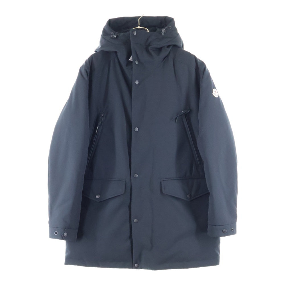 MONCLER(モンクレール) 25AW Livradois Middle Length Down Jacket リヴラドワ ミドル丈ダウンジャケット ジップアップナイロンダウンジャケット K20911C00007 5983X ブラック