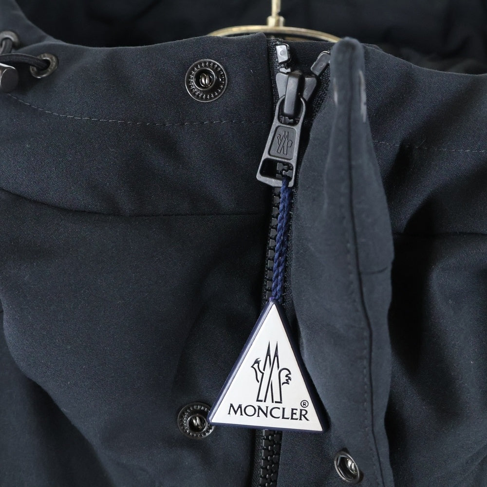 MONCLER(モンクレール) 25AW Livradois Middle Length Down Jacket リヴラドワ ミドル丈ダウンジャケット ジップアップナイロンダウンジャケット K20911C00007 5983X ブラック