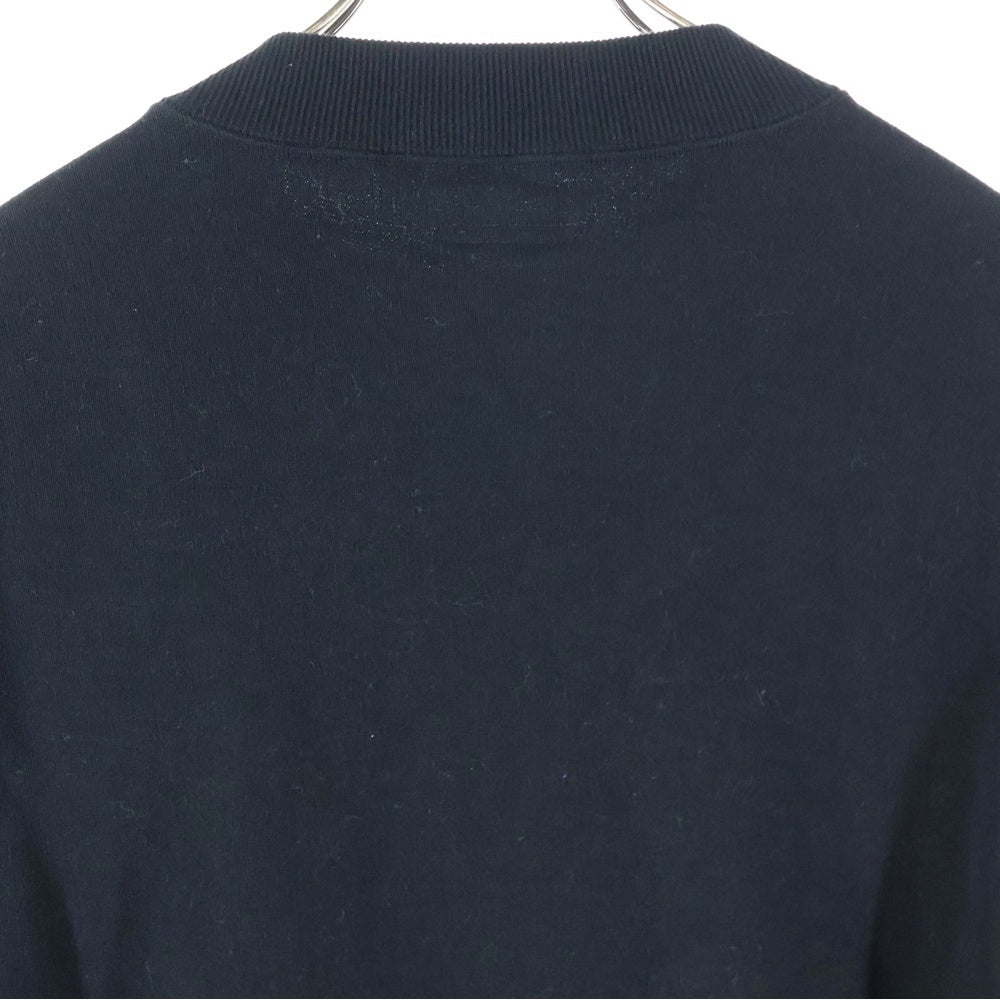 Tamme(タム) スリットデザイン クルーネックスウェット トレーナー 24A0204 ブラック