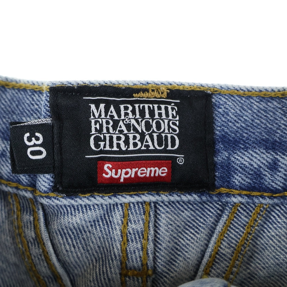 SUPREME(シュプリーム) 25SS × Marithe Francois Girbaud X-Seam Baggy Denim Short マリテフランソワジルボー デニム ショートパンツ ショーツ インディゴ
