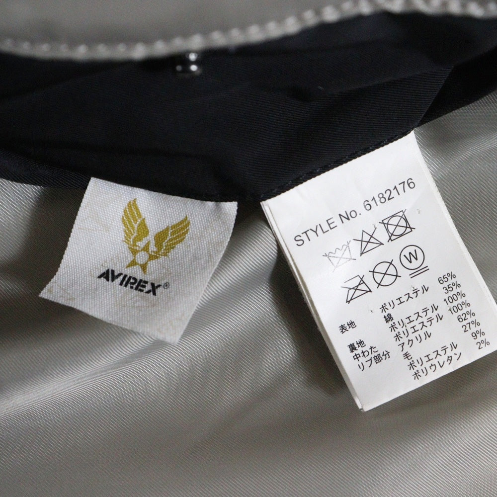 AVIREX(アヴィレックス) MA-1 GT-10 6182176 ワッペンデザイン フライトジャケット アウター ブラック