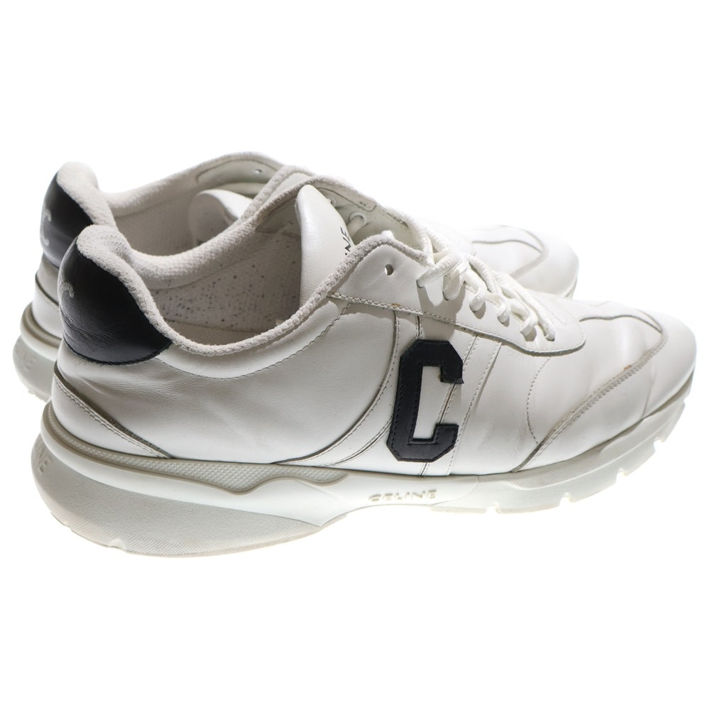 CELINE(セリーヌ) Runner CR-02 Low Lace-Up Sneaker ランナーローレースアップスニーカー レザーローカットスニーカー 359293338C.01OK ホワイト