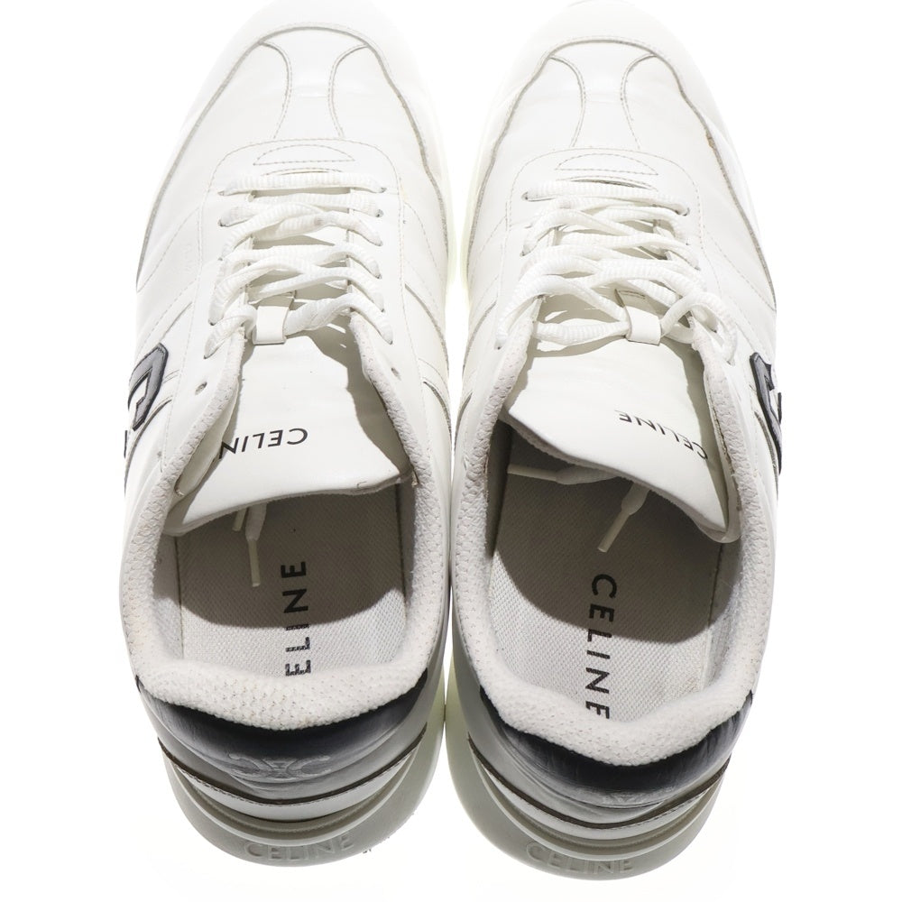 CELINE(セリーヌ) Runner CR-02 Low Lace-Up Sneaker ランナーローレースアップスニーカー レザーローカットスニーカー 359293338C.01OK ホワイト