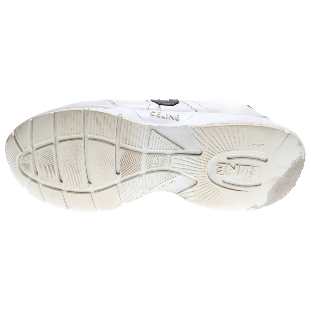 CELINE(セリーヌ) Runner CR-02 Low Lace-Up Sneaker ランナーローレースアップスニーカー レザーローカットスニーカー 359293338C.01OK ホワイト