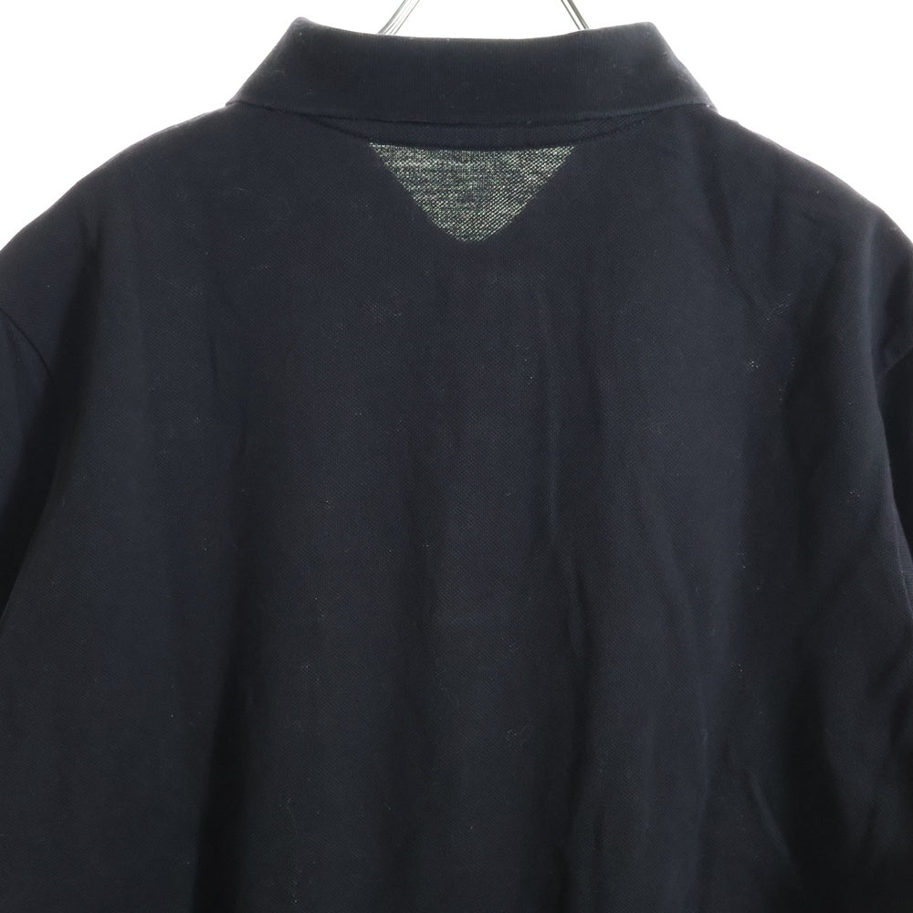 MONCLER(モンクレール) SS POLO フロントロゴデザイン半袖ポロシャツ J10918A00002 ブラック