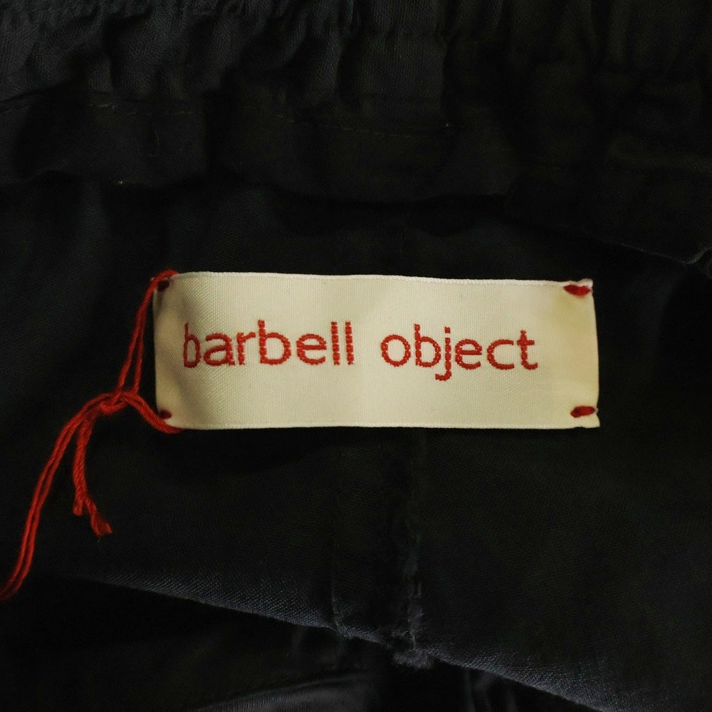 barbell object(バーベルオブジェクト) dw pt / d.charcoal ドローストリングジョガーパンツ bo-04p08 ブラック