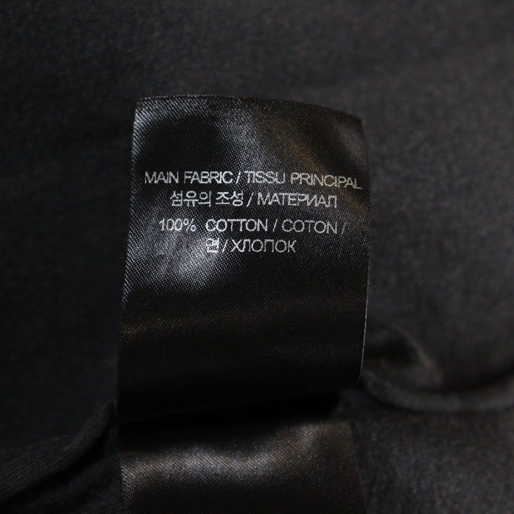 VETEMENTS(ヴェトモン) 23SS Deconstructed T-Shirt ディコンストラクテッドTシャツ ロゴプリント再構築半袖Tシャツ UE54TR570B ブラック