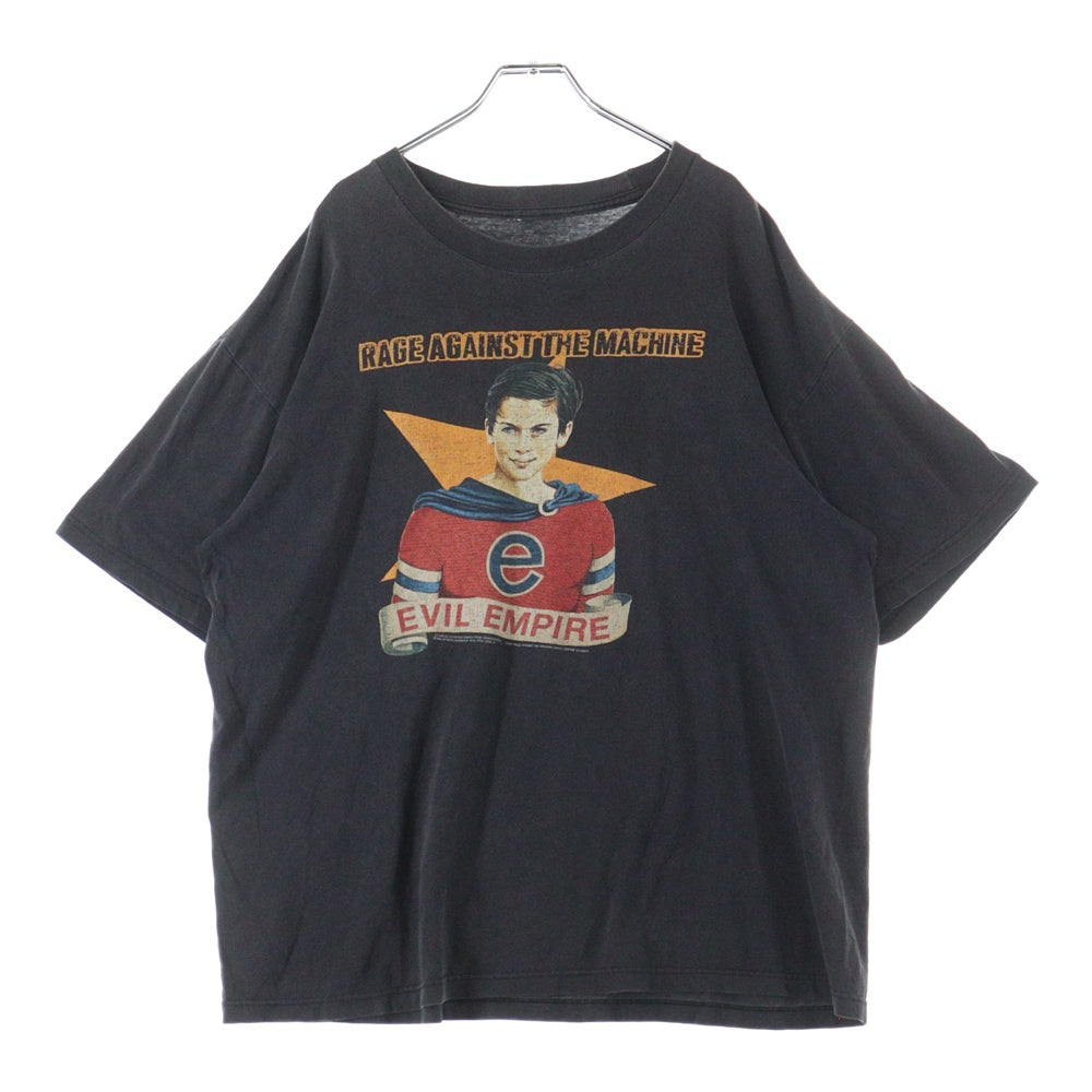 VINTAGE(ヴィンテージ) 90s RAGE AGAINST THE MACHINE EVIL EMPIRE TEE レイジアゲインストザマシーン エビルエンパイア プリントクルーネック半袖Tシャツ ブラック