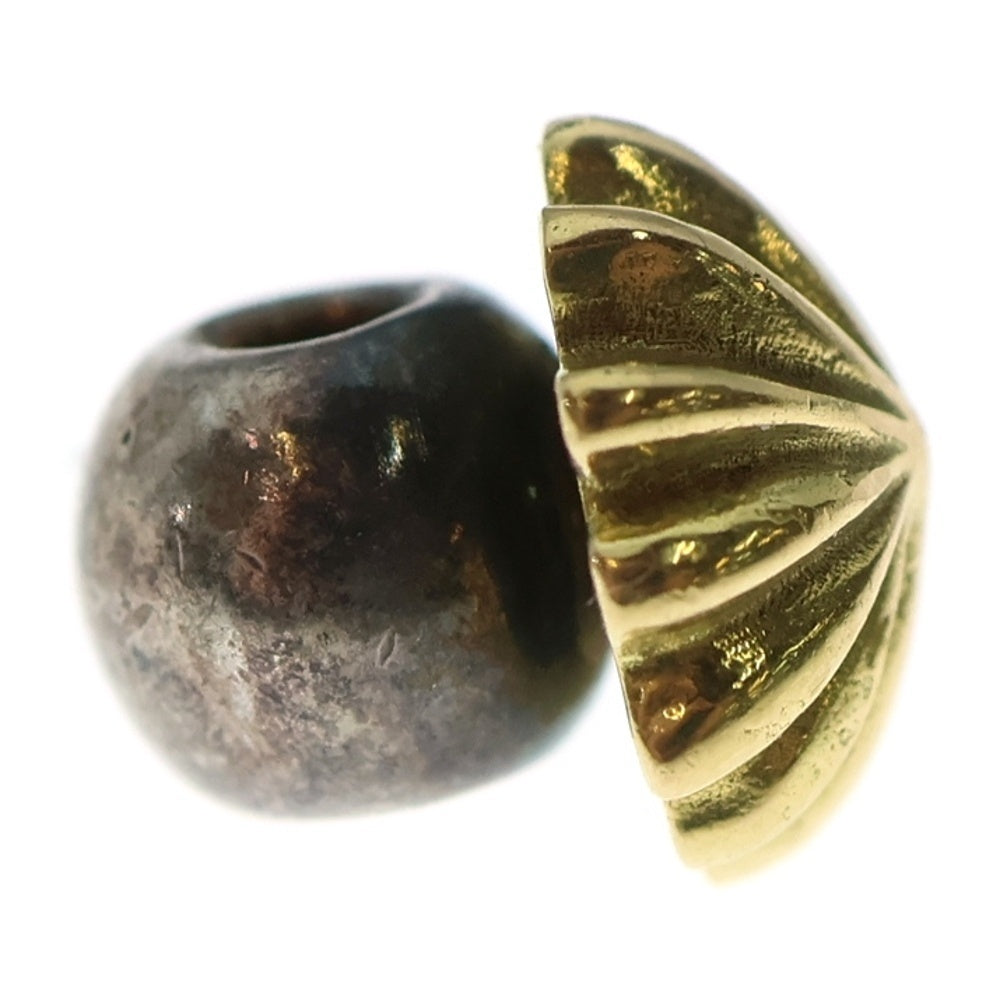 TADY & KING(タディアンドキング) 8mm アポロビーズ × 無垢ビーズ K18 ゴールド/シルバー