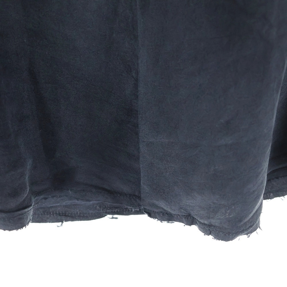 NO BRAND(ノーブランド) GABRIELA COLL GARMENTS ガブリエラコルガーメント Serie No.6 Piece 24 Cut Off Vest シリーズ6 カットオフベスト ボタンダウンノースリーブシャツ ブラック