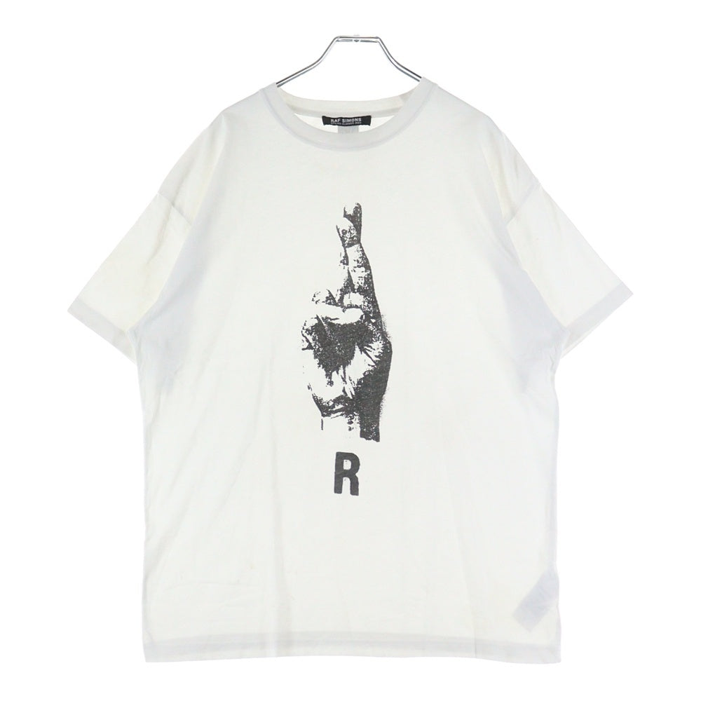 RAF SIMONS(ラフシモンズ) 23SS Oversized Tee with Hand Sign Print 