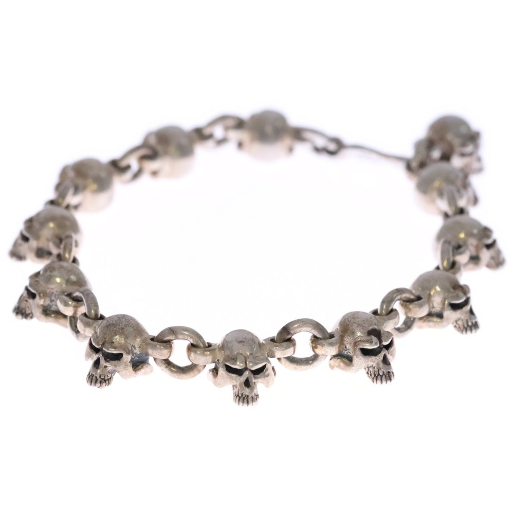 THIRTEEN DESIGNS(サーティーンデザインズ) MAD SKULL BRACELET スカル