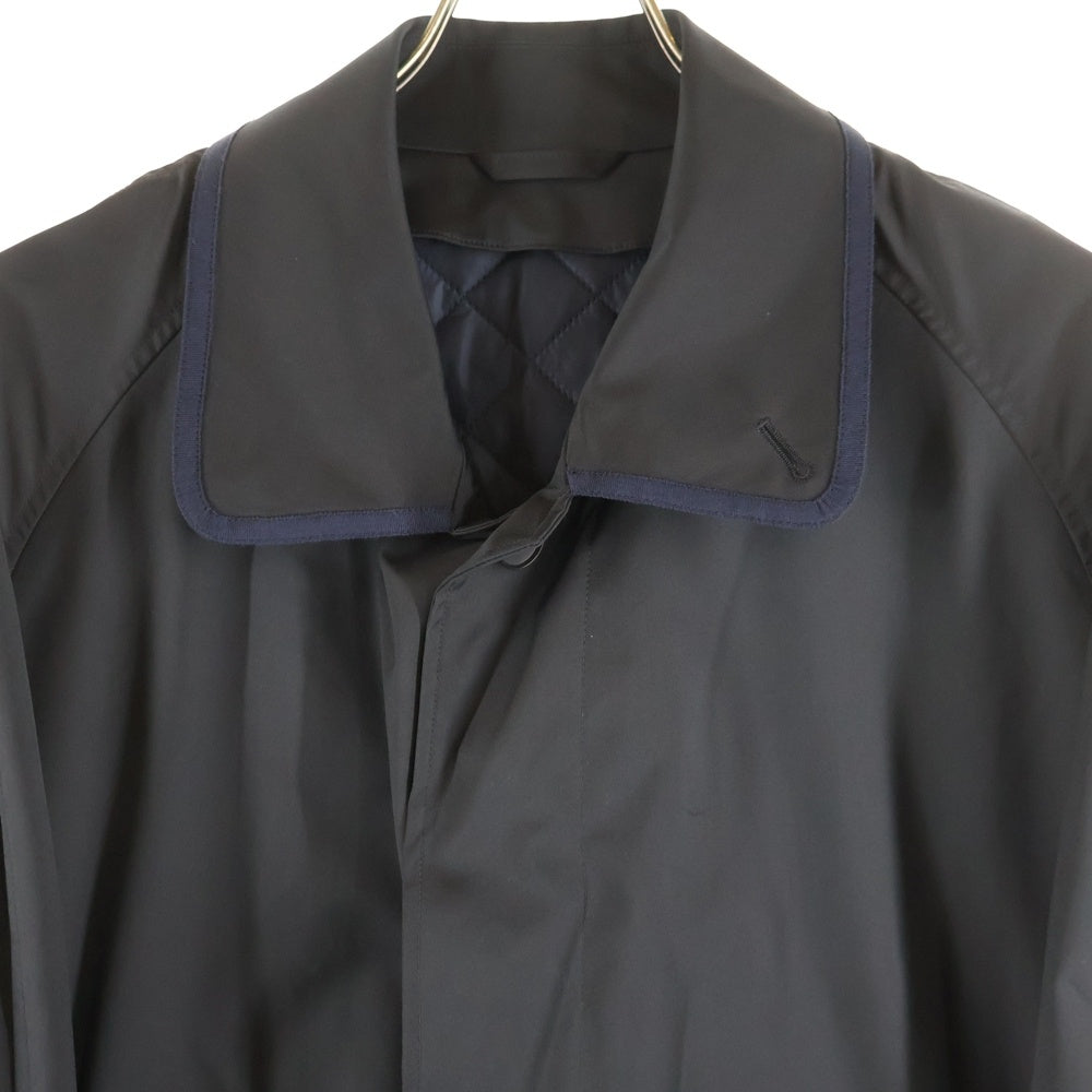 LANVIN(ランバン) ツイル コート フロントボタン ジャケット コート ネイビー 258401