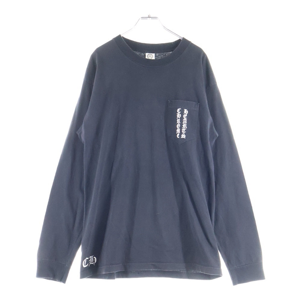 CHROME HEARTS(クロムハーツ) FLRL CRS L/S TEE バーティカルロゴ