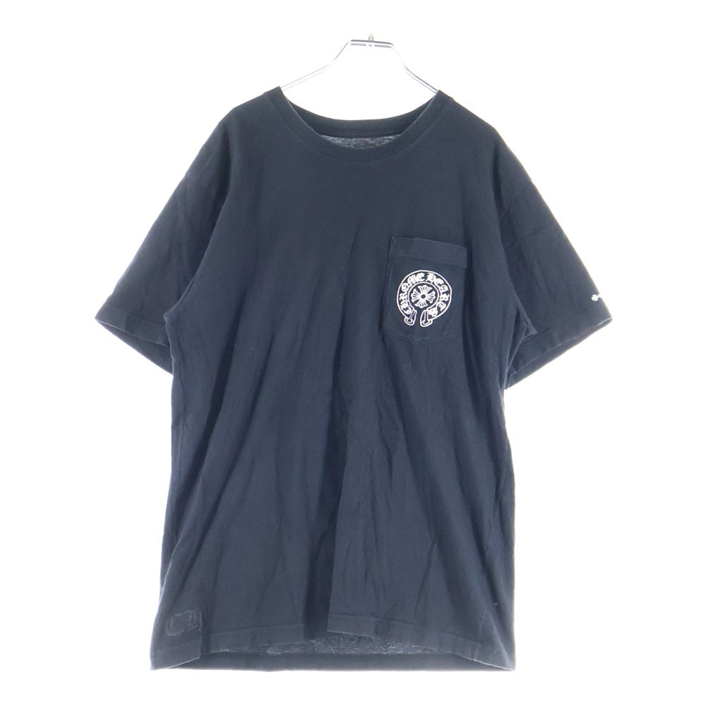 CHROME HEARTS(クロムハーツ) Horseshoe S/S Tee ホースシュー プリント 半袖Tシャツ ブラック
