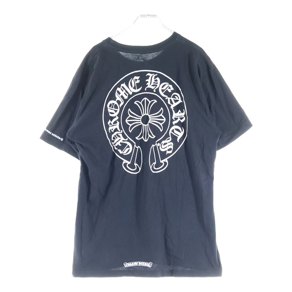 CHROME HEARTS(クロムハーツ) Horseshoe S/S Tee ホースシュー プリント 半袖Tシャツ ブラック