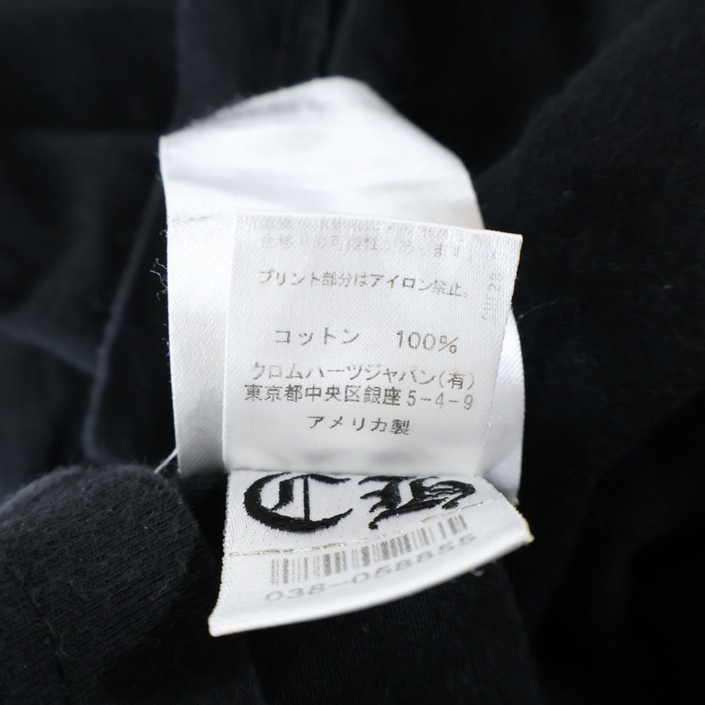 CHROME HEARTS(クロムハーツ) Horseshoe S/S Tee ホースシュー プリント 半袖Tシャツ ブラック