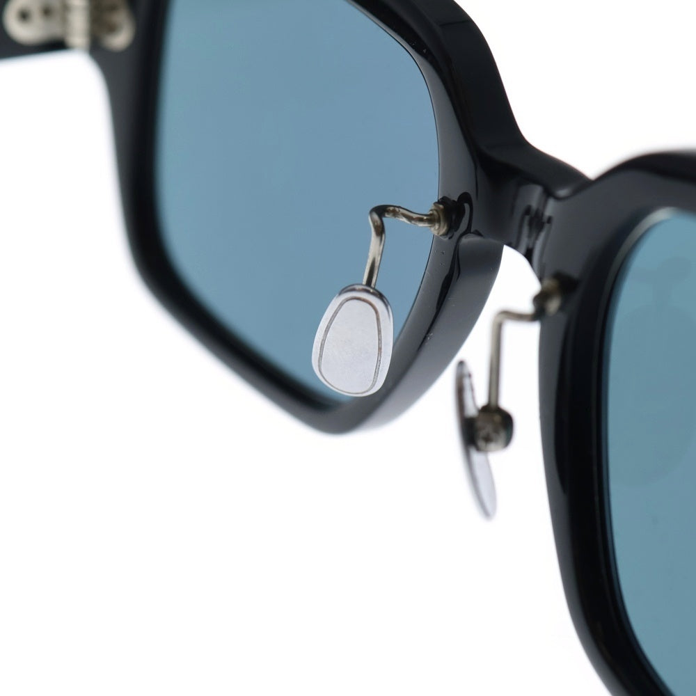 MYne(マイン) 24AW ×GLITCH Eyewear グリッチ アイウェア スクエアフレームサングラス眼鏡 メガネ GLH-1021 ブラック