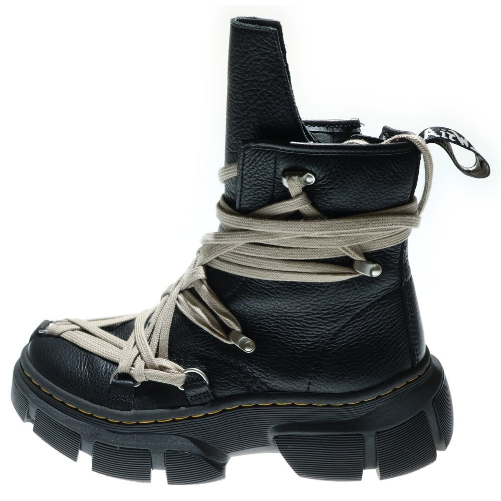 Rick Owens(リックオウエンス) 24SS ×Dr. Martens 1460 DXML Mega Lace Boots メガレースブーツ サイドジップレースアップブーツ 31752001 ブラック