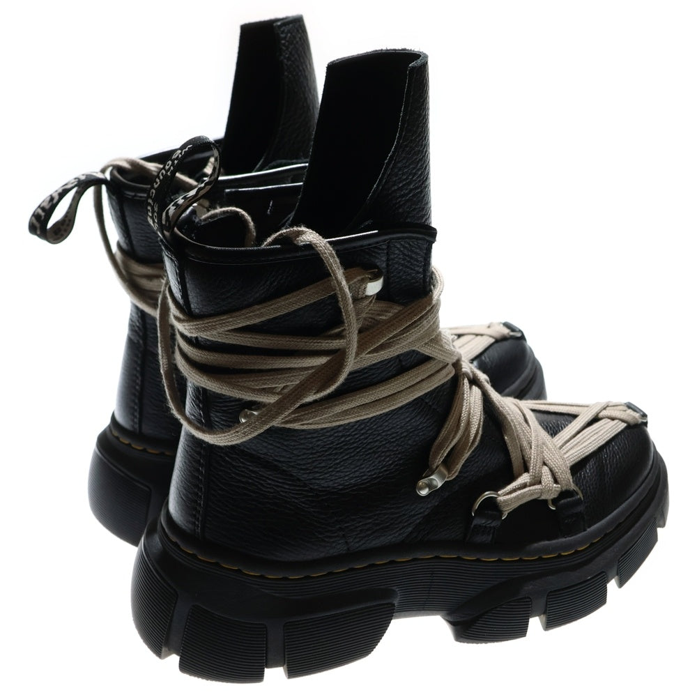Rick Owens(リックオウエンス) 24SS ×Dr. Martens 1460 DXML Mega Lace Boots メガレースブーツ サイドジップレースアップブーツ 31752001 ブラック