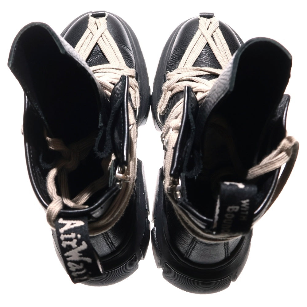 Rick Owens(リックオウエンス) 24SS ×Dr. Martens 1460 DXML Mega Lace Boots メガレースブーツ サイドジップレースアップブーツ 31752001 ブラック